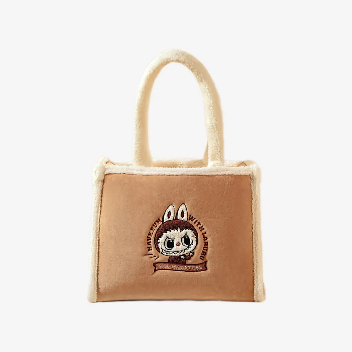 Labubu - Canavarlar Peluş Tote Omuz Çantası-0