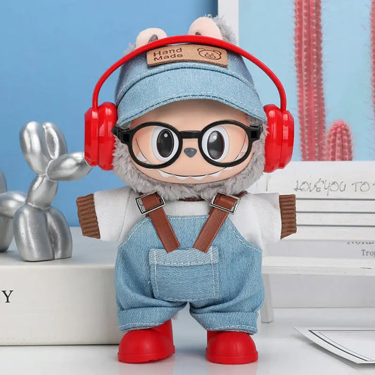 Labubu Urban Blue Denim Boy Outfit-0