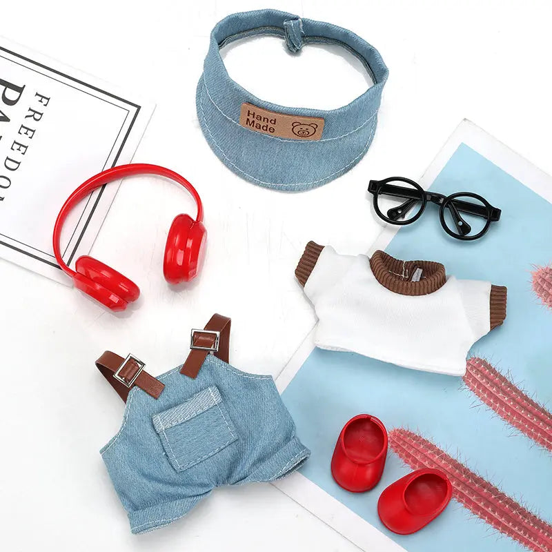 Labubu Urban Blue Denim Boy Outfit-1